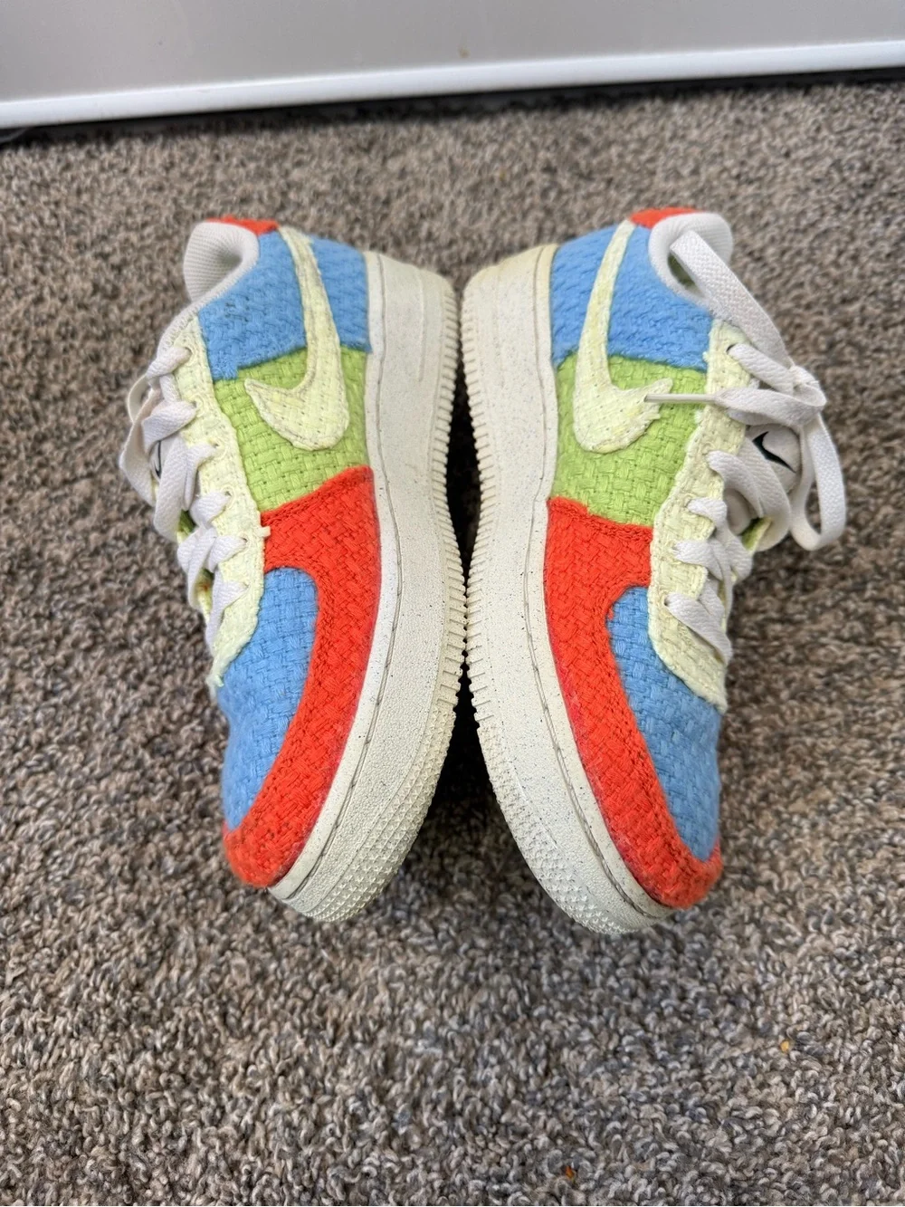 Nike Force 1 Low LV8 Next Nature PS 'Hemp - Multi'